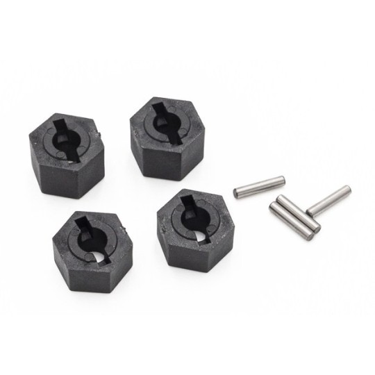 FTK-21005-Hexagones + clavettes de roues (x4) STX Funtek - FTK-21005