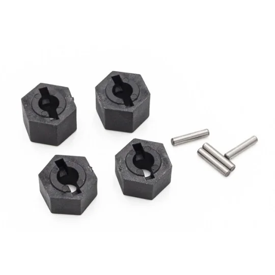Hexagones + clavettes de roues (x4) STX Funtek Funtek FTK-21005 - 1 FTK-21005-Hexagones + clavettes de roues (x4) STX Funtek - FTK-21005