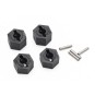 FTK-21005-Hexagones + clavettes de roues (x4) STX Funtek - FTK-21005