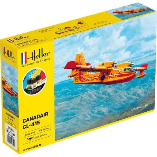 HEL-56370-Canadair CL-415 1/72 Heller + colle et peintures - HEL-56370