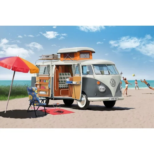 07674-Wolkswagen T1 Caoping-Car 1/24 Revell - 07674