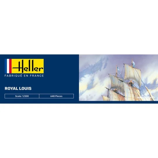 HEL-80892-Bateau Royal Louis 1/200 Heller