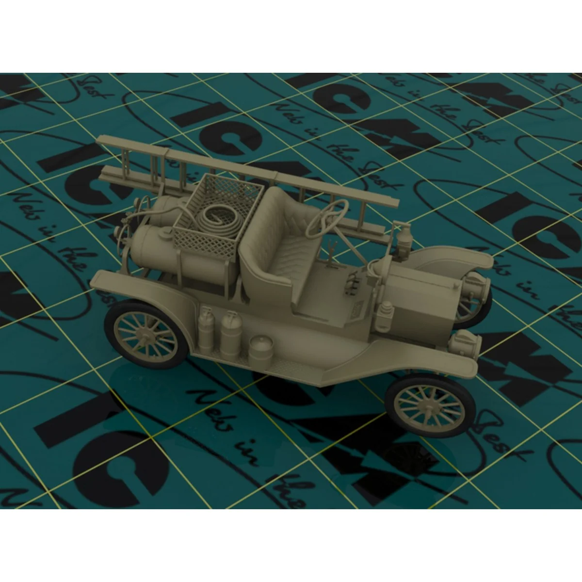 Ford Model T 1914 Pompiers US 1/24 ICM  24004 - 7