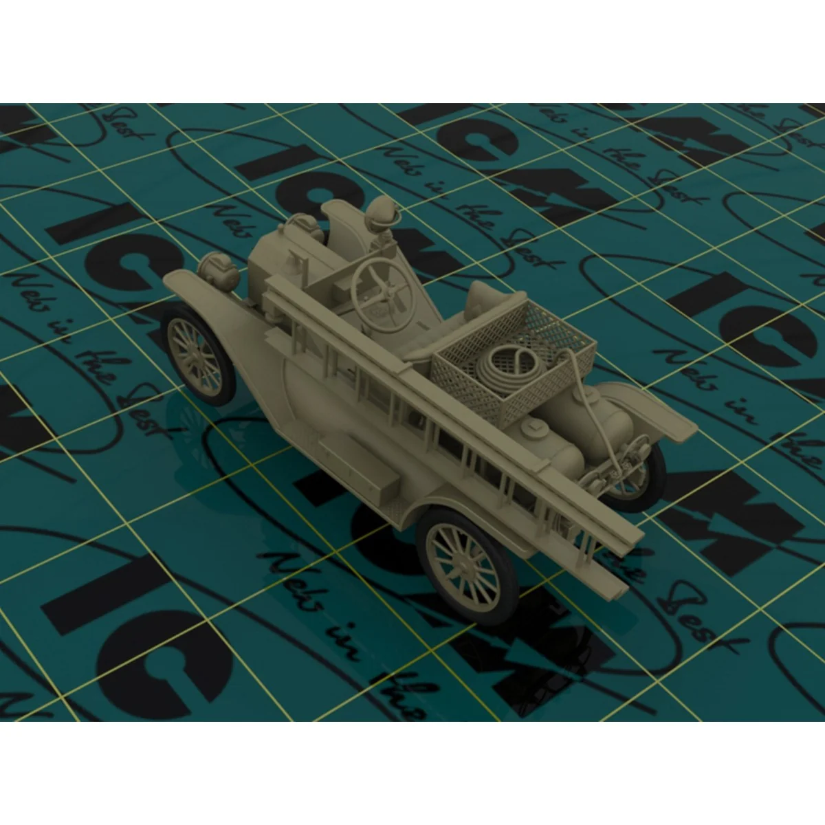 Ford Model T 1914 Firefighters US 1/24 ICM  24004 - 9