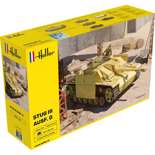 HEL-30320-Tank STUG III AUSF. G 1/16 Heller