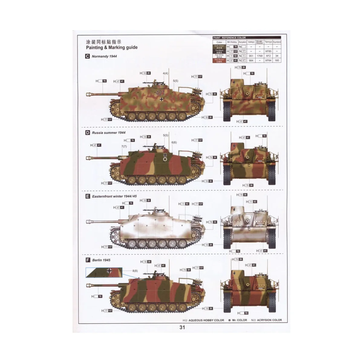 Char STUG III AUSF. G 1/16 Heller Heller 30320 - 5
