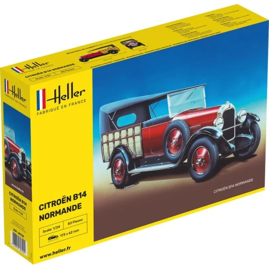 Citroen B14 Normande 1/24 Heller Heller 80729 - 1 HEL-80729-Citroen B14 Normande 1/24 Heller - HEL-80729