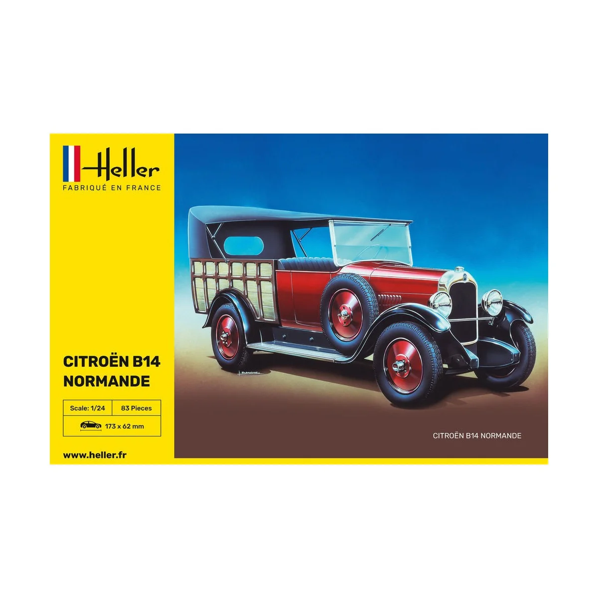 Citroen B14 Normande 1/24 Heller Heller 80729 - 2 Citroen B14 Normande 1/24 Heller Heller 80729 - 2
