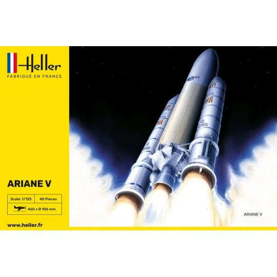 HEL-80441-Fusée Ariane 5 1/125 Heller - HEL-80441