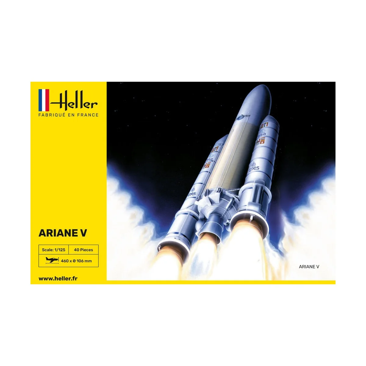 Ariane 5 1/125 Heller rocket Heller 80441 - 2 Ariane 5 1/125 Heller rocket Heller 80441 - 2