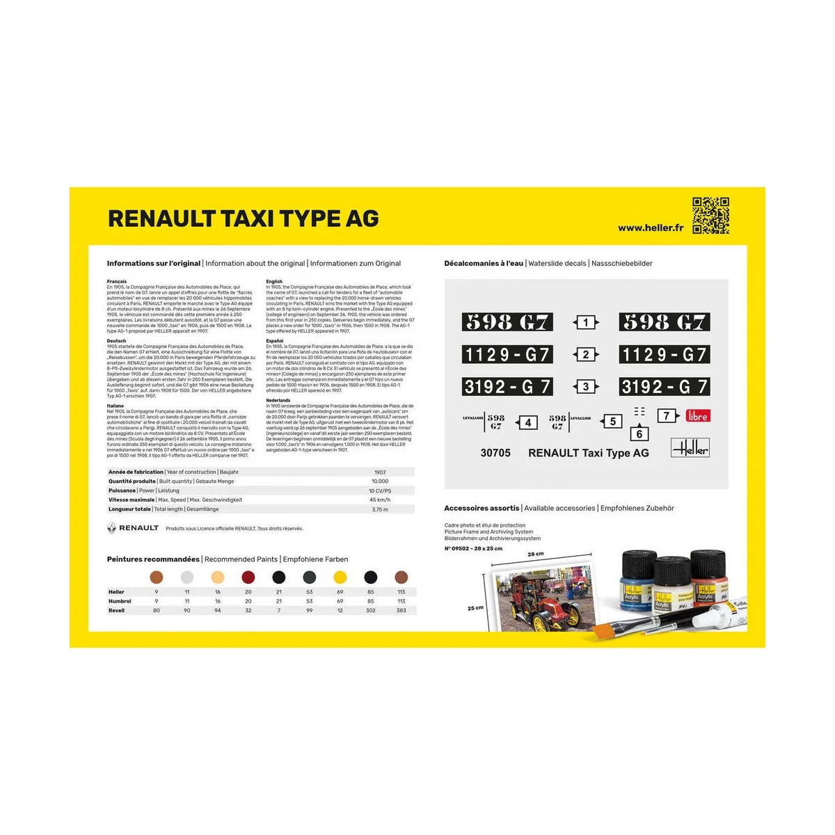 Renault Taxi Type AG 1/24 Heller Heller HEL-30705 - 3