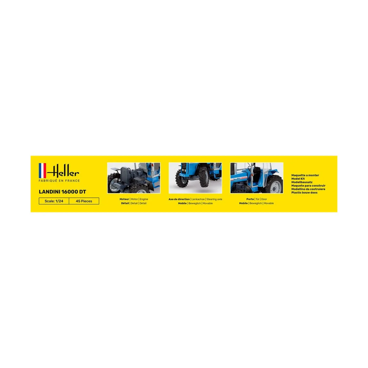 Tracteur LANDINI 16000 DT 1/24 Heller + colle et peinturesTracteur LANDINI 16000 DT 1/24 Heller + colle et peintures Heller HEL- Tracteur LANDINI 16000 DT 1/24 Heller + colle et peinturesTracteur LANDINI 16000 DT 1/24 Heller + colle et peintures Heller HEL-
