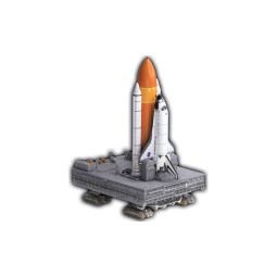 Space Shuttle on Launch Pad 1/400 Dragon D11023 - 1