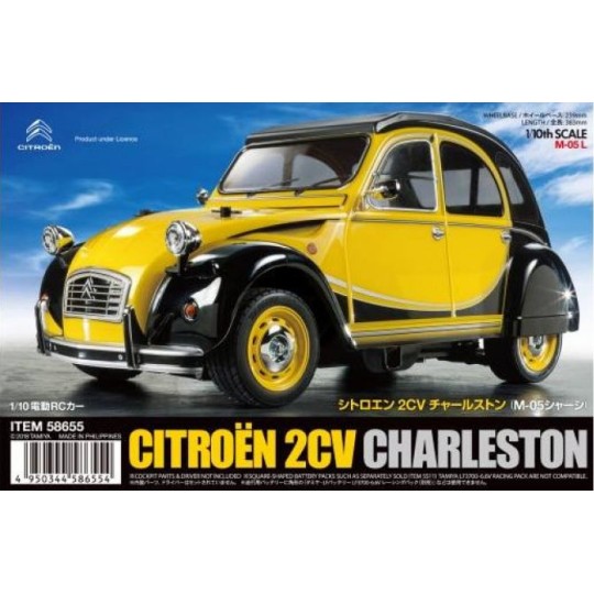 58655L-Citroën 2CV Charleston M-05 Kit RTR Combo Tamiya