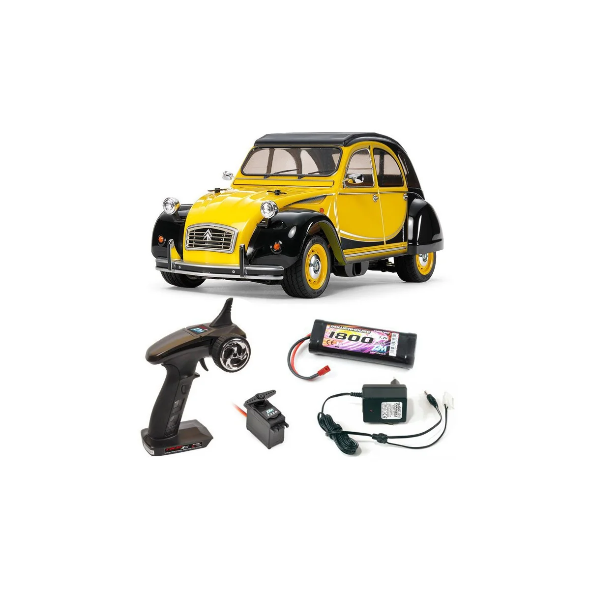 Citroën 2CV Charleston M-05 Kit RTR Combo Tamiya Tamiya 58655L - 1 Citroën 2CV Charleston M-05 Kit RTR Combo Tamiya Tamiya 58655L - 1