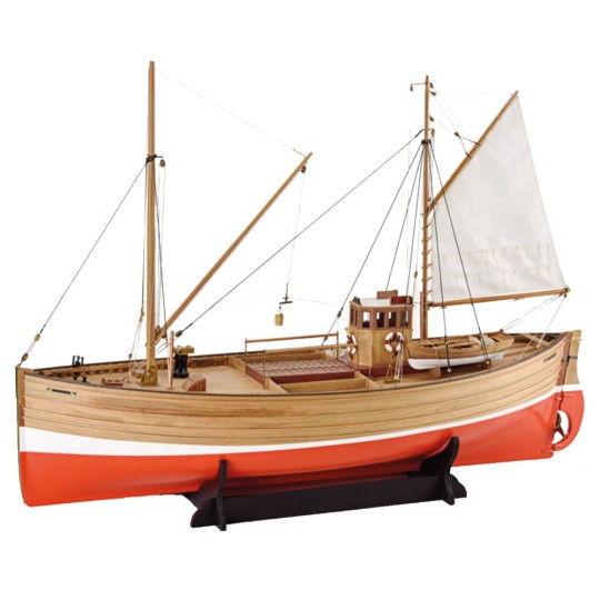 1300/09-Bateau de pêche Ecossais Fifie 1/32 bateau en bois Amati