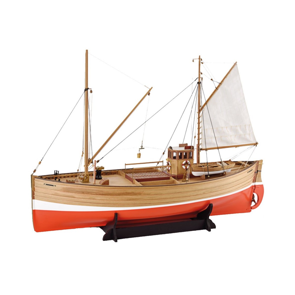Bateau de pêche Ecossais Fifie 1/32 bateau en bois Amati Amati 1300/09 - 1