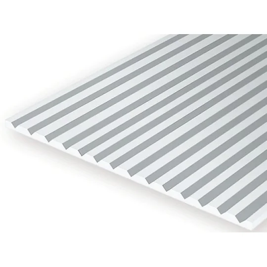 V-grooved plate 0.50x3.2x150x300mm Ref: 2125 - Evergreen - S1372125... S1372125-V-grooved plate 0.50x3.2x150x300mm Ref: 2125 - Evergreen - S1372125