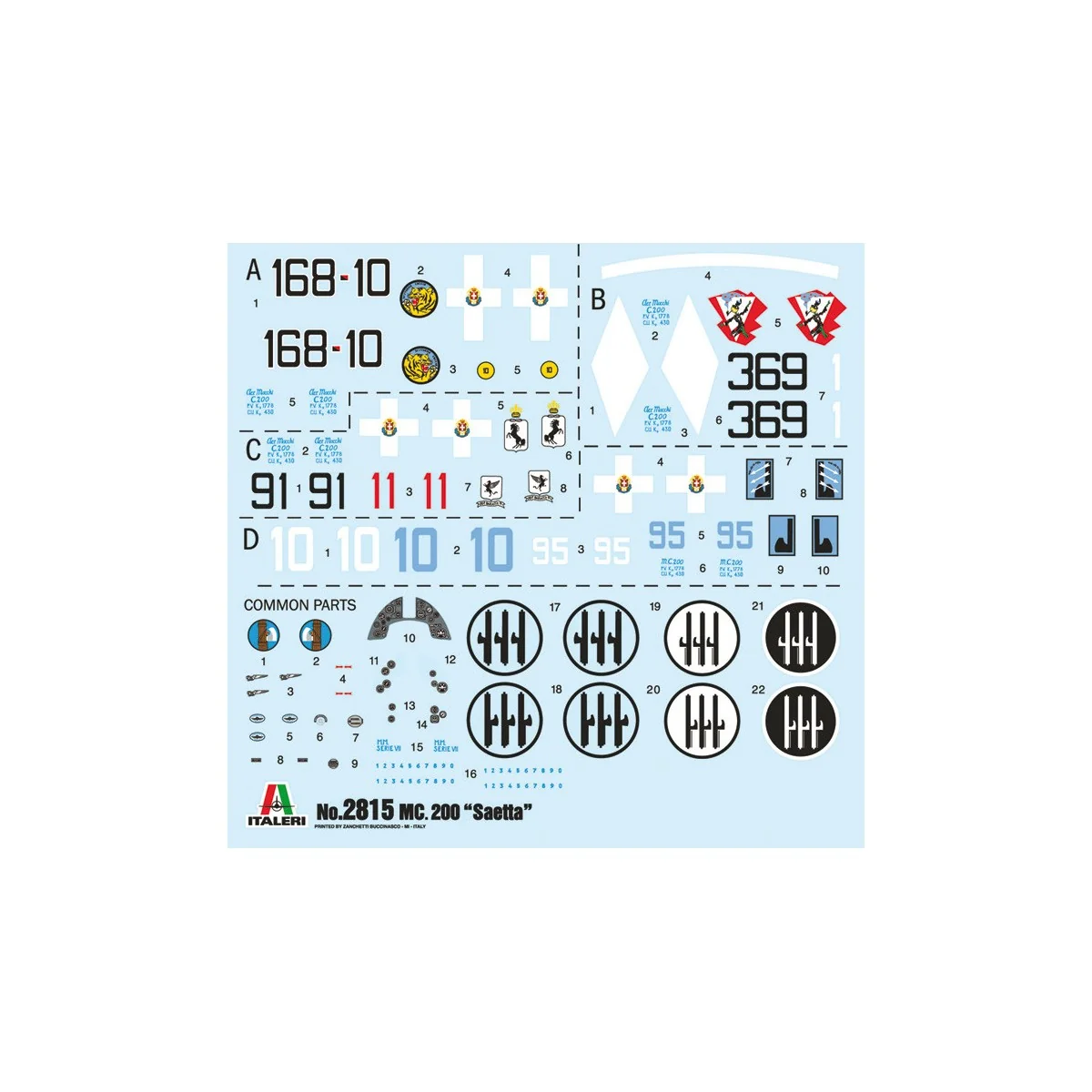 Macchi MC.200 Saetta 1/48 Italeri Italeri I2815 - 3