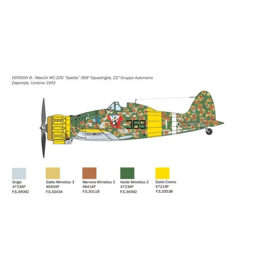 I2815-Macchi MC.200 Saetta 1/48 Italeri - I2815