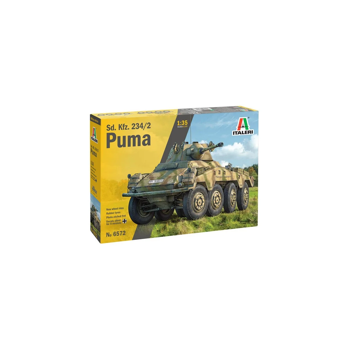 Armored Sd.Kfz.234/2 Puma 1/35 Italeri Italeri I6572 - 2