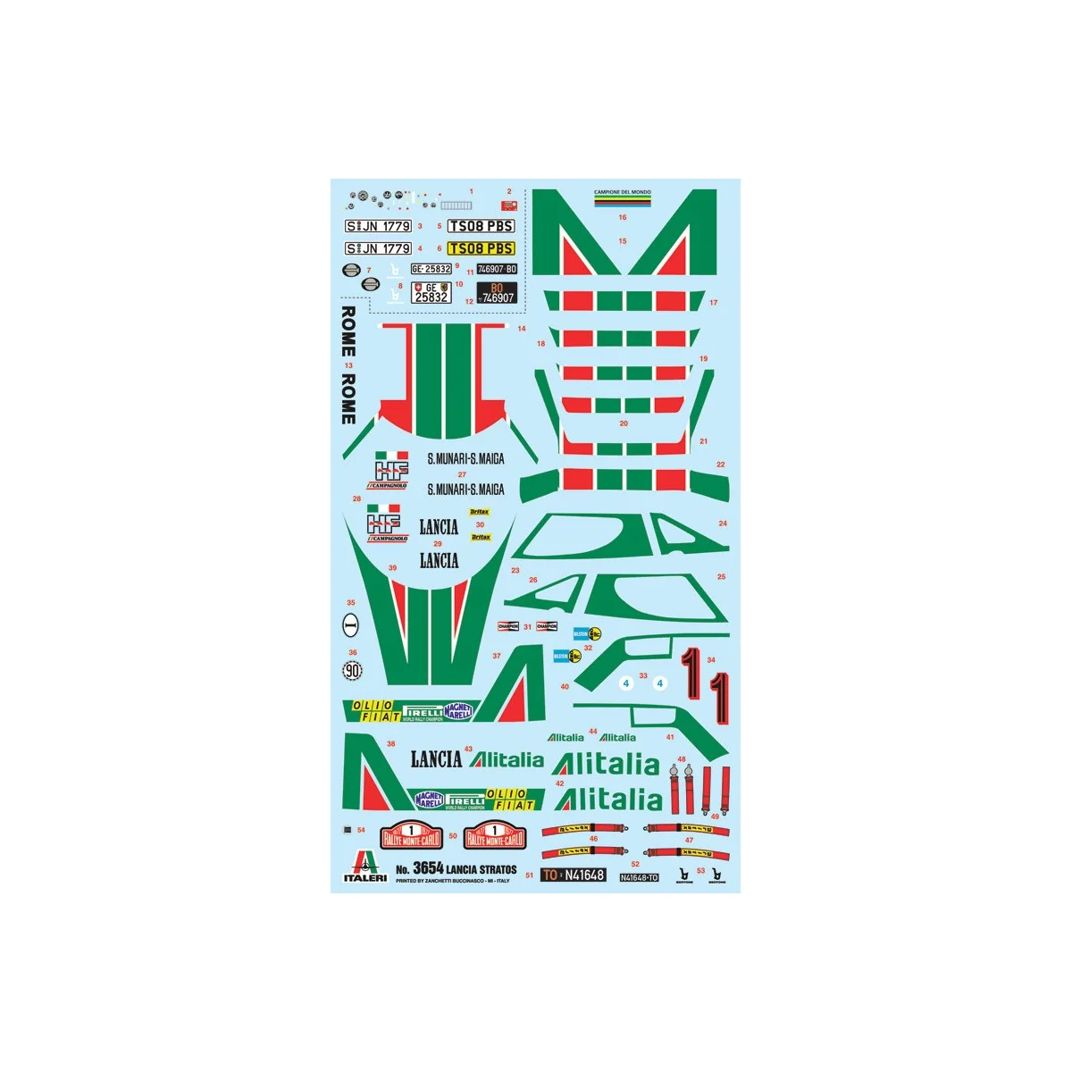 Lancia Stratos HF 1/24 Italeri Italeri I3654 - 3