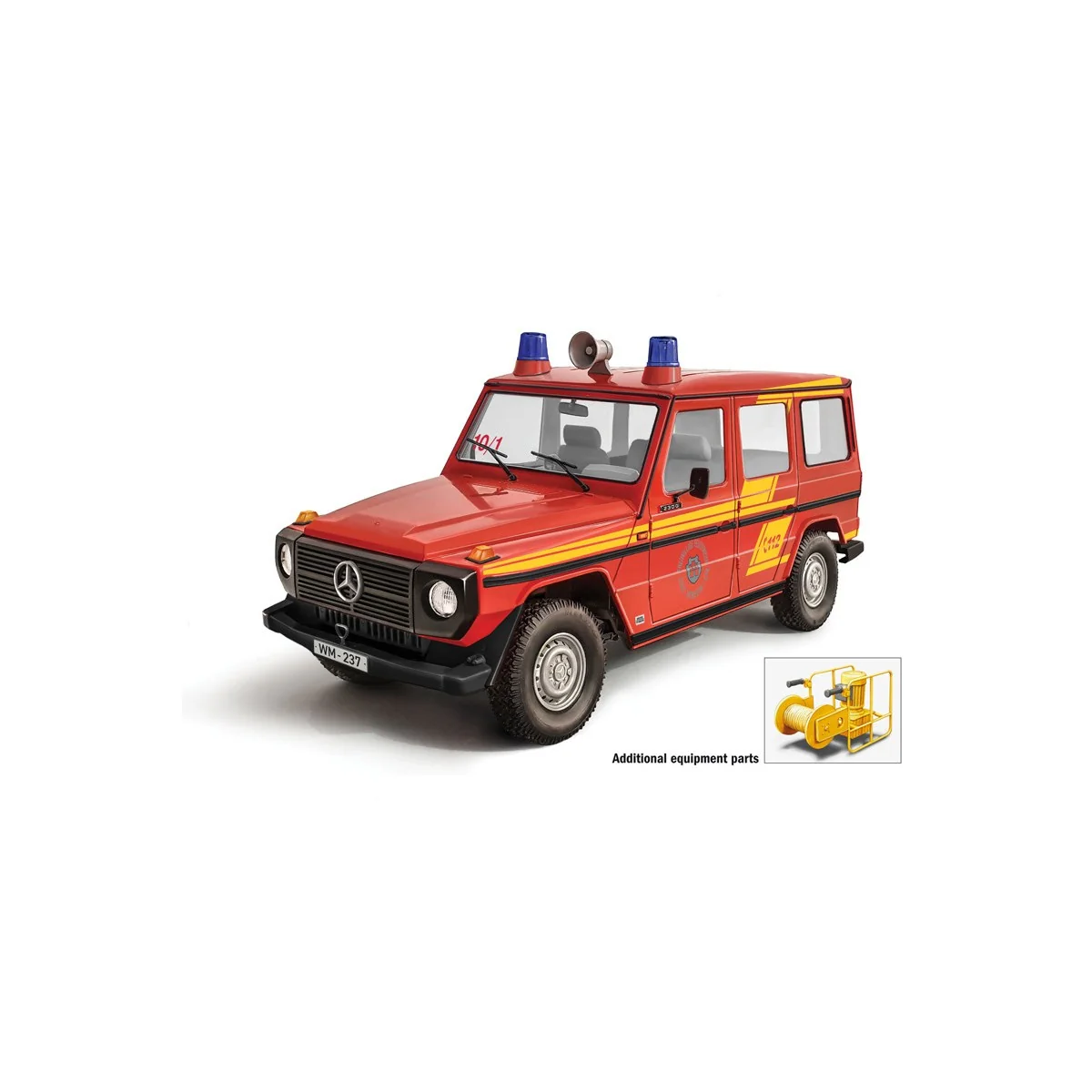 Mercedes G230 Pompiers 1/24 Italeri Italeri I3663 - 1 Mercedes G230 Pompiers 1/24 Italeri Italeri I3663 - 1