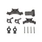 T4933/06N-Wheel spindles + shock mount. Pirate Booster Tracker Dune Ripper T2M - T4933/06N