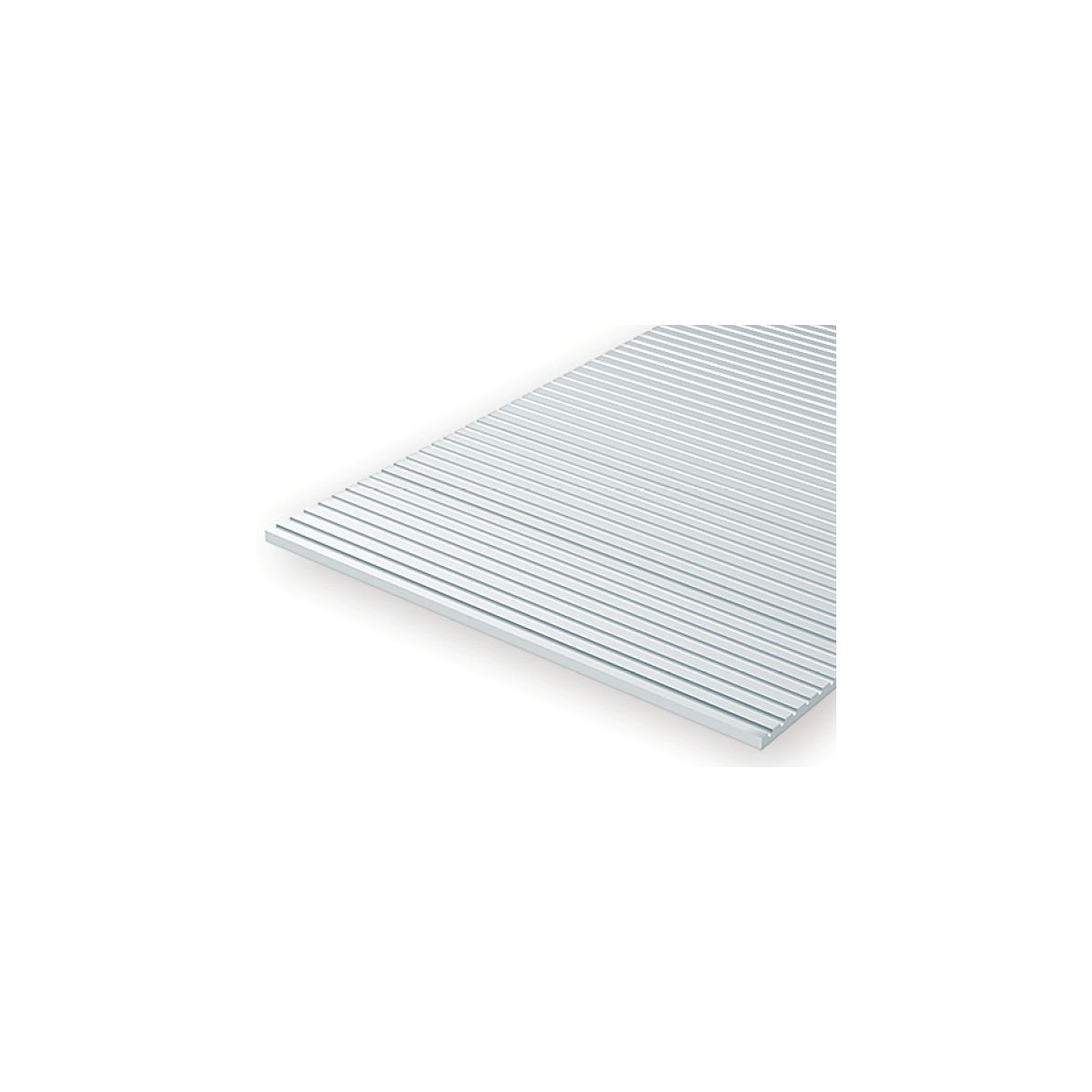 Plaque rainurée flanc wagon voyageur 0.75x0.89x150x300mm Ref : 3035 - Evergreen Evergreen S1373035 - 2