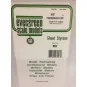 S1373047-Plaque rainurée flanc wagon voyageur 0.75x1.21x150x300mm Ref : 3047 - Evergreen - S1373047