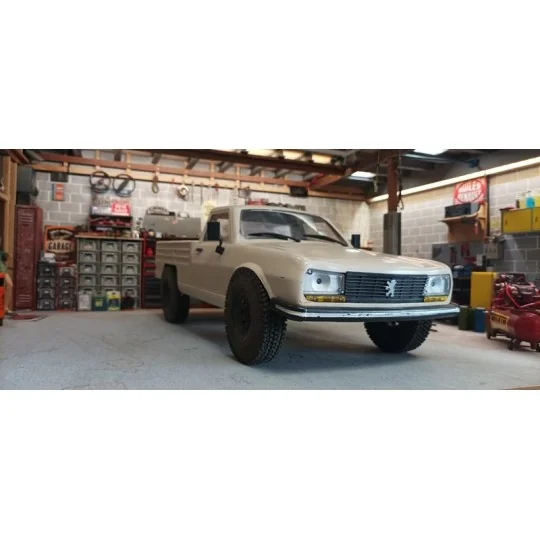 HT-SU1803021-Bodywork Peugeot 504 pick-up under license 313mm 1/10 Hobbytech - HT-SU1803021