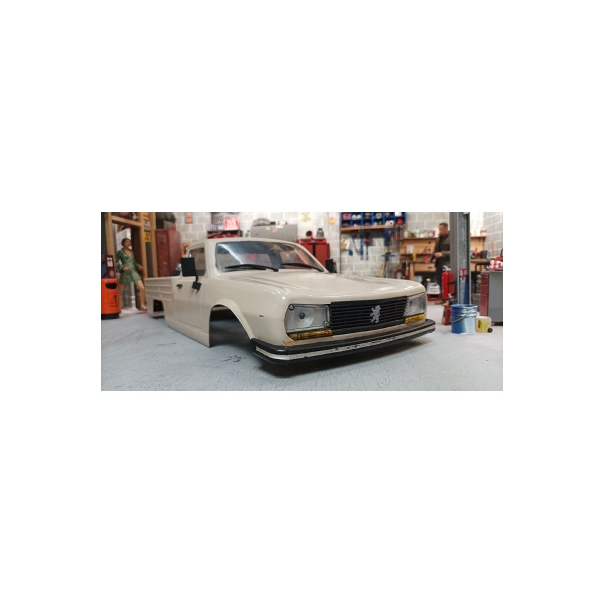 Carrosserie Peugeot 504 pick-up sous licence 313mm 1/10 Hobbytech Hobbytech HT-SU1803021 - 6