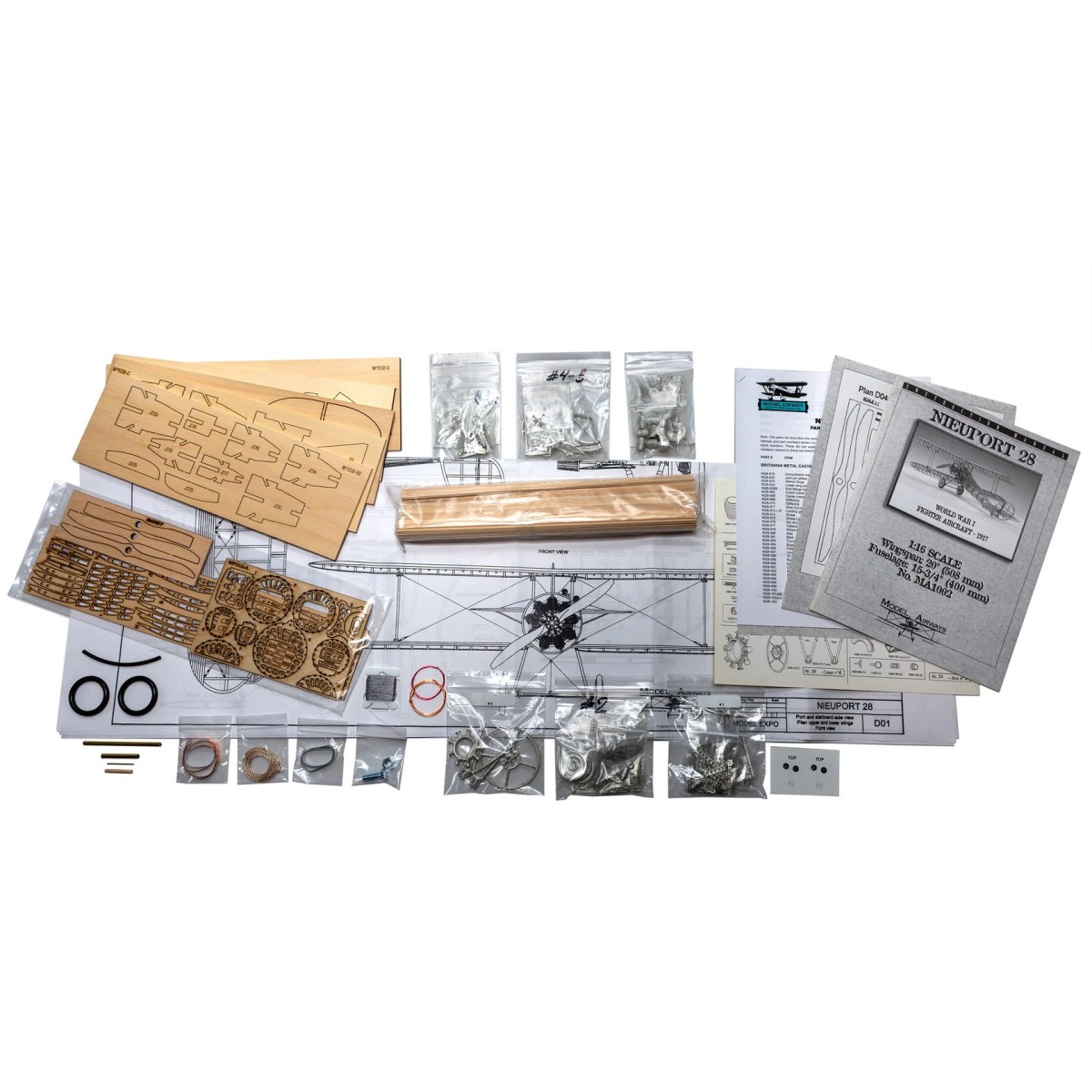 Nieuport 28 1/16 Model Airways Model Airways MA1002 - 3