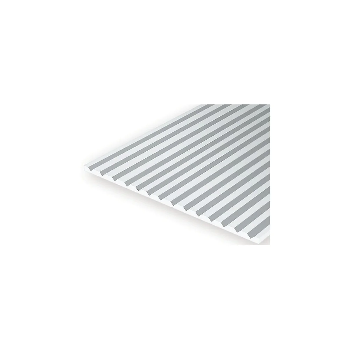 Plate grooved v 1.0x1.5x150x300mm Ref: 4060 - Evergreen - S1374060