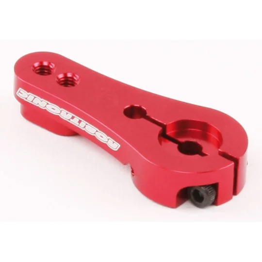 Single aluminum servo rudder red Futaba 25t Robitronic Robitronic R17003 - 1 R17003-Single aluminum servo rudder red Futaba 25t Robitronic - R17003