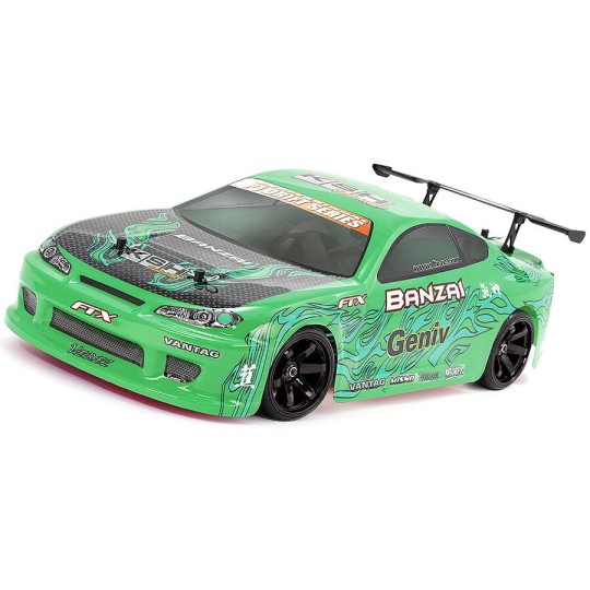 FTX5529G-Banzai 4WD Drift verte 1/10 RTR FTX