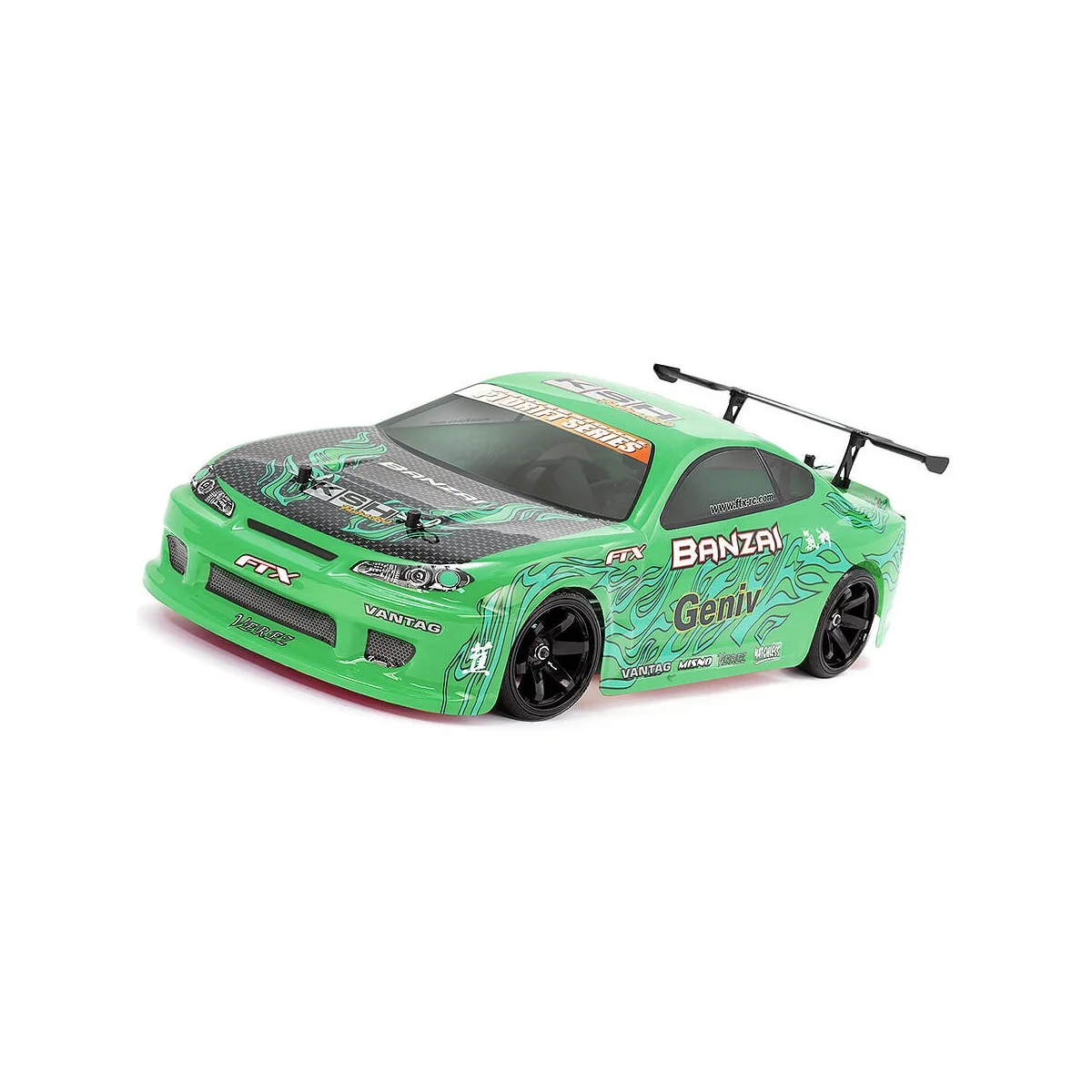 Banzai 4WD Drift Green 1/10 RTR FTX FTX FTX5529G - 1