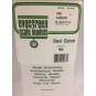 S1374188-V-groove plate 1.0x4.8x150x300mm Ref: 4188 - Evergreen - S1374188