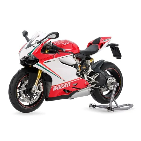 Moto Ducati 1199 Panigale Tricolore 1/12 Tamiya Tamiya 14132 - 1 14132-Moto Ducati 1199 Panigale Tricolore 1/12 Tamiya - 14132