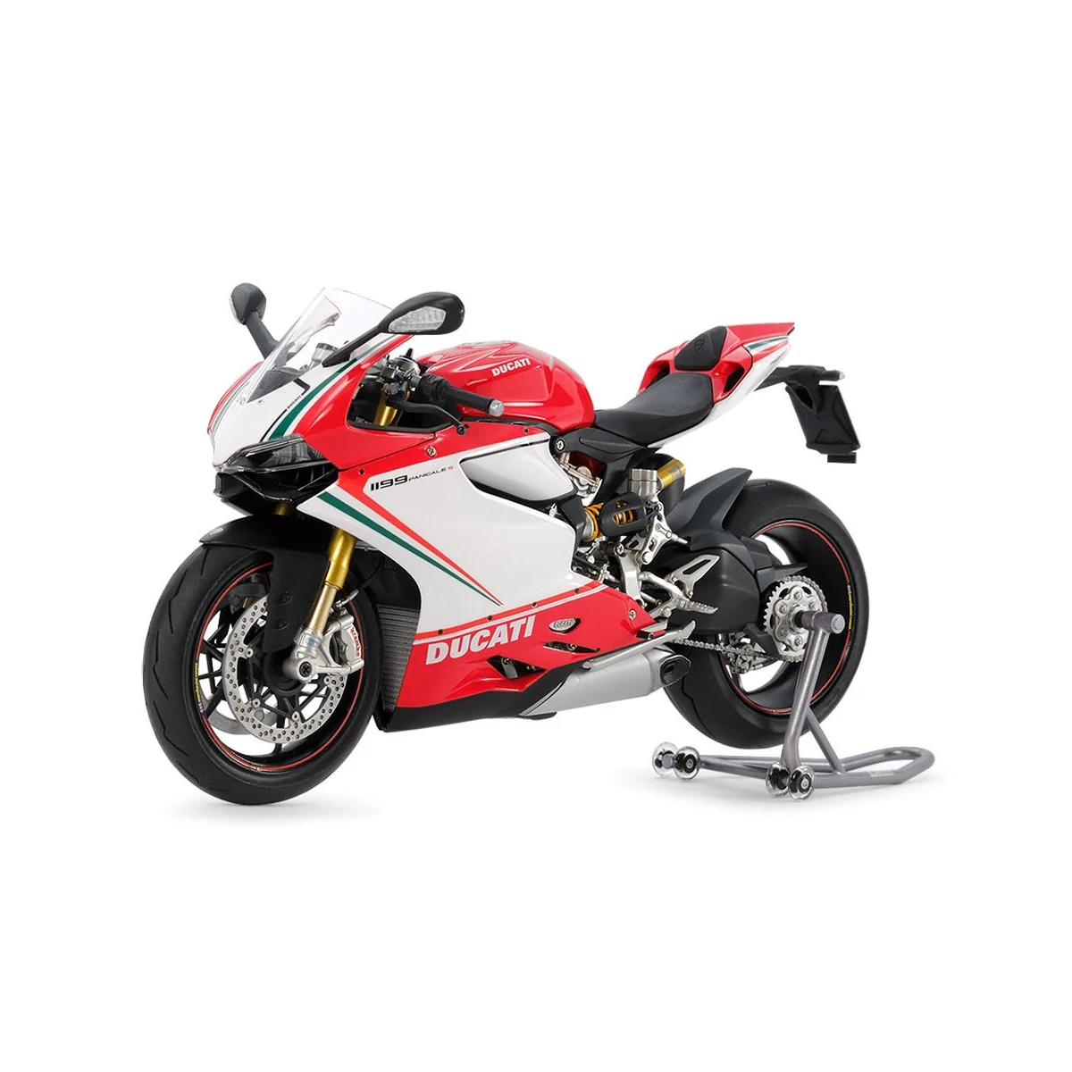 Moto Ducati 1199 Panigale Tricolore 1/12 Tamiya Tamiya 14132 - 1 Moto Ducati 1199 Panigale Tricolore 1/12 Tamiya Tamiya 14132 - 1
