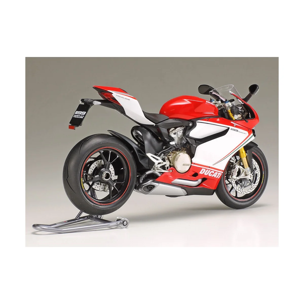 Motorcycle Ducati 1199 Panigale Tricolore 1/12 Tamiya Tamiya 14132 - 4 Motorcycle Ducati 1199 Panigale Tricolore 1/12 Tamiya Tamiya 14132 - 4