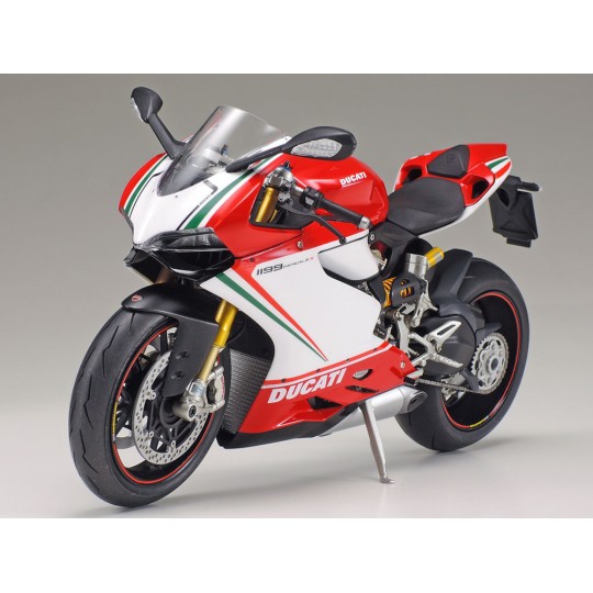 Motorcycle Ducati 1199 Panigale Tricolore 1/12 Tamiya Tamiya 14132 - 3 14132-Motorcycle Ducati 1199 Panigale Tricolore 1/12 Tamiya - 14132