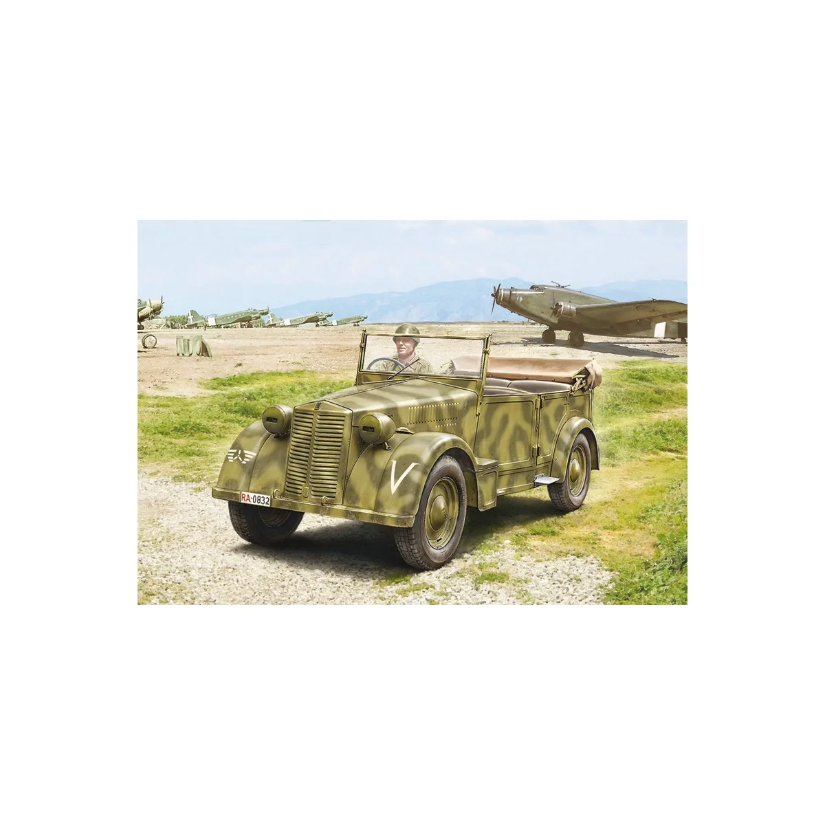 Véhicule 508 CM Coloniale 1/35 Italeri Italeri I6550 - 1 Véhicule 508 CM Coloniale 1/35 Italeri Italeri I6550 - 1
