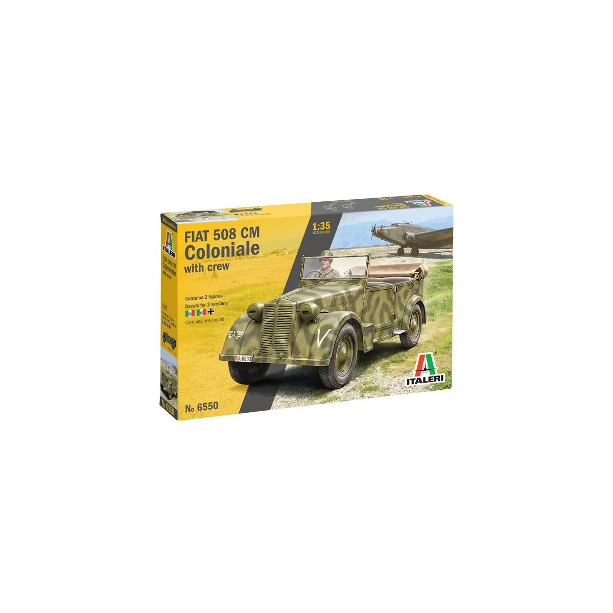 Véhicule 508 CM Coloniale 1/35 Italeri Italeri I6550 - 2 Véhicule 508 CM Coloniale 1/35 Italeri Italeri I6550 - 2