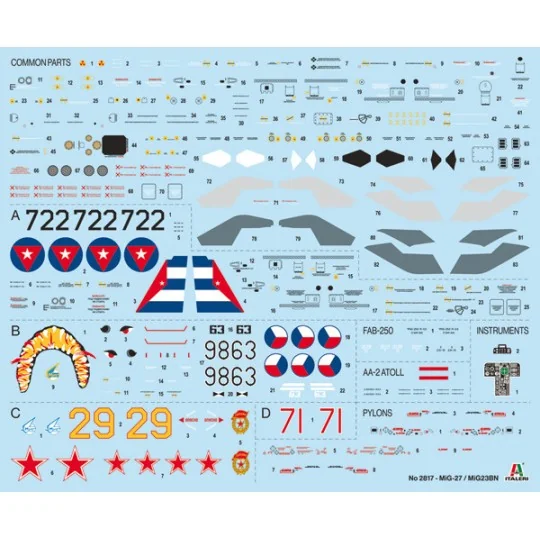 I2817-MiG-23BN/27D Flogger 1/48 Italeri - I2817