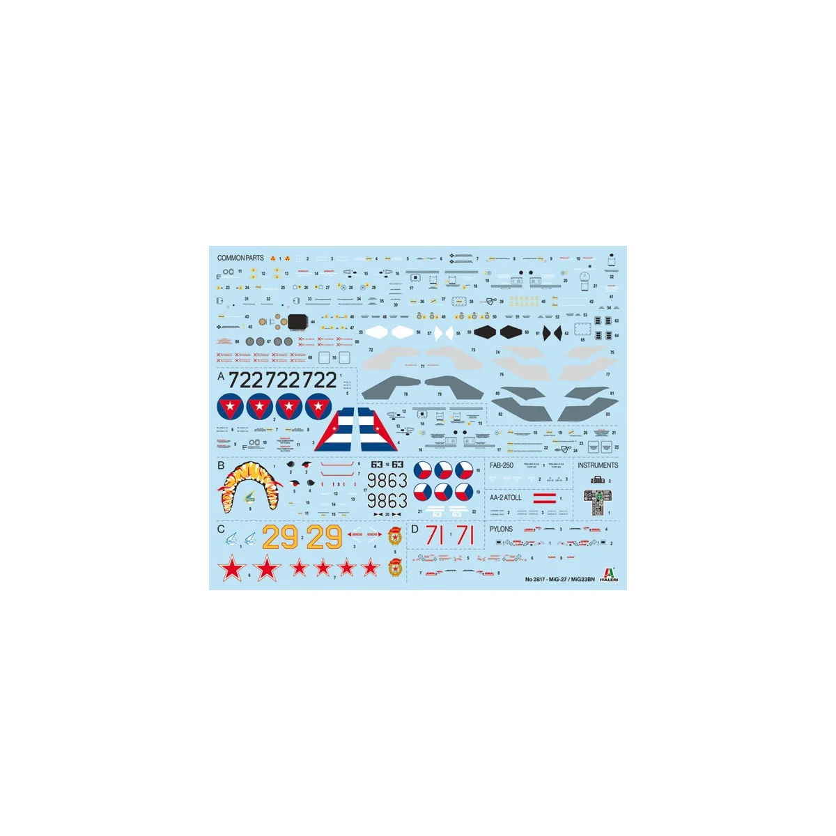 MiG-23BN/27D Flogger 1/48 Italeri Italeri I2817 - 3