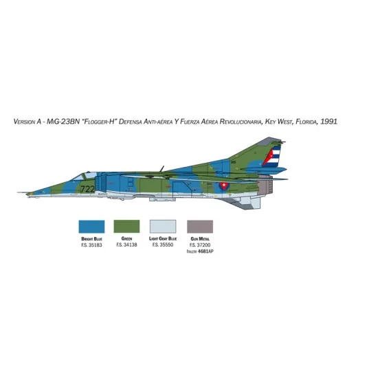 I2817-MiG-23BN/27D Flogger 1/48 Italeri - I2817