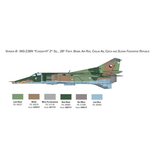 I2817-MiG-23BN/27D Flogger 1/48 Italeri - I2817