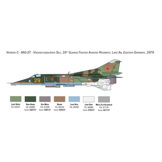 I2817-MiG-23BN/27D Flogger 1/48 Italeri