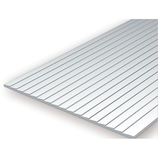 S1374031-Plaque rainurée en escalier 1.0x0.75x150x300mm Ref : 4031 - Evergreen - S1374031